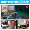 Garnetics Outdoor TV Cover 75 Inch  Waterproof, Weatherproof TV Enclosures with Smart Shield Screen Protectors, Ideal for Outdoor Use, Moving, and Storage - Gray view 4