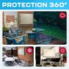 Garnetics Outdoor TV Cover 75 Inch  Waterproof, Weatherproof TV Enclosures with Smart Shield Screen Protectors, Ideal for Outdoor Use, Moving, and Storage - Beige view 4