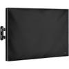 Garnetics Outdoor TV Cover 75 Inch  Waterproof, Weatherproof TV Enclosures with Smart Shield Screen Protectors, Ideal for Outdoor Use, Moving, and Storage - Black view 1