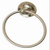 HomePointe 231176 Rounded Towel Ring, Brushed Nickel - Quantity 1 view 1