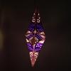 Purple Charm Paper Star Lantern with 12 Foot Power Cord Included view 4