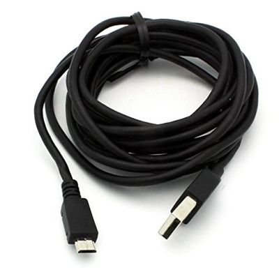 Black 9ft Long USB Cable Rapid Charger Sync Power Wire Data Cord for Tracfone ZTE ZMax 2 - Alcatel A30 Plus - Alcatel Jitterbug Smart - Alcatel OneTouch Idol Mini