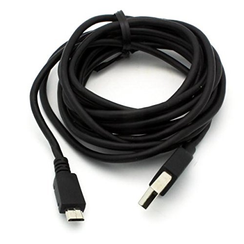 Black 9ft Long USB Cable Rapid Charger Sync Power Wire Data Cord for Tracfone ZTE ZMax 2 - Alcatel A30 Plus - Alcatel Jitterbug Smart - Alcatel OneTouch Idol Mini