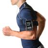 Armband Sports Gym Workout Cover Case Running Arm Strap Band Neoprene Black for T-Mobile ZTE Aspect - Tracfone Alcatel A382G - Tracfone Alcatel Pop Star - Tracfone Huawei Ascend Y view 3