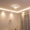 lifeholder Mini Chandelier, Crystal Chandelier Lighting, 2 Lights, Flush Mount Ceiling Light, H10.4'' x W8.66'' Modern Chandelier Lighting Fixture for Bedroom, Hallway, Bar, Kitchen, Bathroom view 3