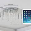 lifeholder Mini Chandelier, Crystal Chandelier Lighting, 2 Lights, Flush Mount Ceiling Light, H10.4'' x W8.66'' Modern Chandelier Lighting Fixture for Bedroom, Hallway, Bar, Kitchen, Bathroom view 4