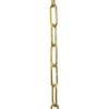 RCH Hardware CH-S59-04-PB-164 9 Gauge Decorative Solid Steel Coil Link Chain | 1 Reel/ 164' view 2