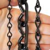 RCH Hardware CH-S50-06-BLK-65 5 Gauge Decorative Solid Steel Single Jack Fixture Chain | 1 Reel/ 65' view 3