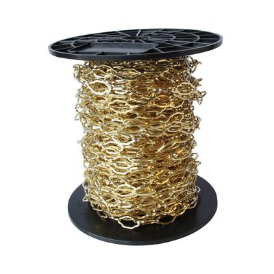RCH Hardware CH-S57-30-PB-164 12 Gauge Decorative Solid Steel Cathedral Chain | 1 Reel/ 164'