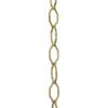 RCH Hardware CH-S57-30-PB-164 12 Gauge Decorative Solid Steel Cathedral Chain | 1 Reel/ 164' view 2