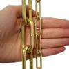 RCH Hardware CH-S59-04-BLK-164 9 Gauge Decorative Solid Steel Coil Link Chain | 1 Reel/ 164' view 3