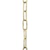 RCH Hardware CH-S58-20-PB-164 12 Gauge Decorative Solid Steel Spanish Link Chain | 1 Reel/ 164' view 2