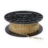 RCH Hardware CH-S50-16-PB-164 14 Gauge Decorative Solid Steel Single Jack Fixture Chain | 1 Reel/ 164' view 1