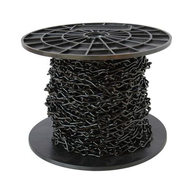 RCH Hardware CH-S50-12-BLK-164 Decorative Solid Steel Single Jack Fixture Chain
