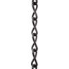 RCH Hardware CH-S50-12-BLK-164 Decorative Solid Steel Single Jack Fixture Chain view 2