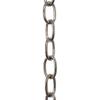 RCH Hardware CH-S56-11S-PN-164 09 Gauge Decorative Solid Steel Standard Link Fixture Chain | 1 Reel/ 164' view 2