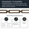 RCH Hardware CH-28-PB Decorative Polished Solid Brass Chain For Hanging, Lighting - Rectangular Hinge with Rounded Edges view 2