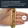 RCH Hardware CH-28-PB Decorative Polished Solid Brass Chain For Hanging, Lighting - Rectangular Hinge with Rounded Edges view 3