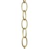RCH Hardware CH-S56-10-PB-65 08 Gauge Decorative Solid Steel Standard Link Fixture Chain | 1 Reel/ 65' view 2