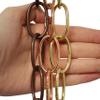 RCH Hardware CH-S56-10-PB-65 08 Gauge Decorative Solid Steel Standard Link Fixture Chain | 1 Reel/ 65' view 4