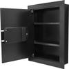 Barska Biometric Fingerprint Wall Safe with Adjustable Shelves Steel Security Safe with Pry-Resistant Deadbolts, Mountable for Home, Office, and Business Use - In wall safe - Hidden Safe Cabinet view 4