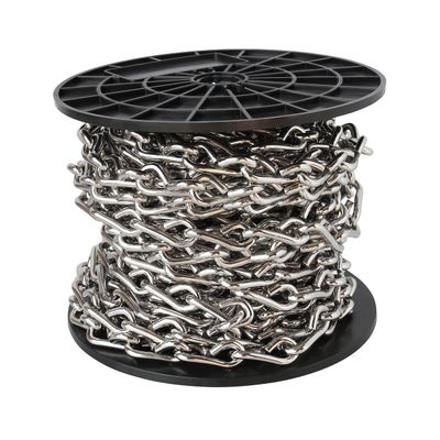 RCH Hardware CH-S50-06-PN-65 Decorative Solid Steel Single Jack Fixture Chain, 5 Gauge