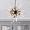 LORELLER Decomust 40" Large Mid Century Modern Sputnik Light Fixture/Italian Starburst Chandelier (Gold) view 1