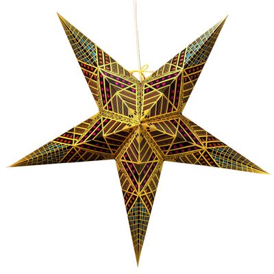 Crux Paper Star Lantern with 12 Foot Power Cord Included