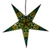 Green Obsession Paper Star Lantern with 12 Foot Power Cord Included view 2