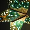Green Obsession Paper Star Lantern with 12 Foot Power Cord Included view 4