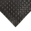 Rubber-Cal Diamond-Plate Rubber Flooring Roll - 3 mm x 4 ft x 15 ft Roll - Black view 2