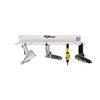 Pit Posse PP3118 Air Tool Pneumatic Rack Holder Organizer for Enclosed Trailer Garage Shop - Made in USA - Holds up to 10 Air Tools - Aluminum Tool Storage (Silver) view 2
