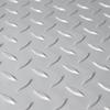 Rubber-Cal Diamond-Plate Metallic PVC Flooring - 2.5mm x 4ft x 8ft, Silver view 3