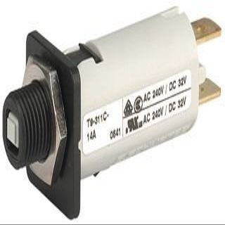 SCHURTER T9-311C-10 CIRCUIT BREAKER, THERMAL, 1P, 240V, 10A