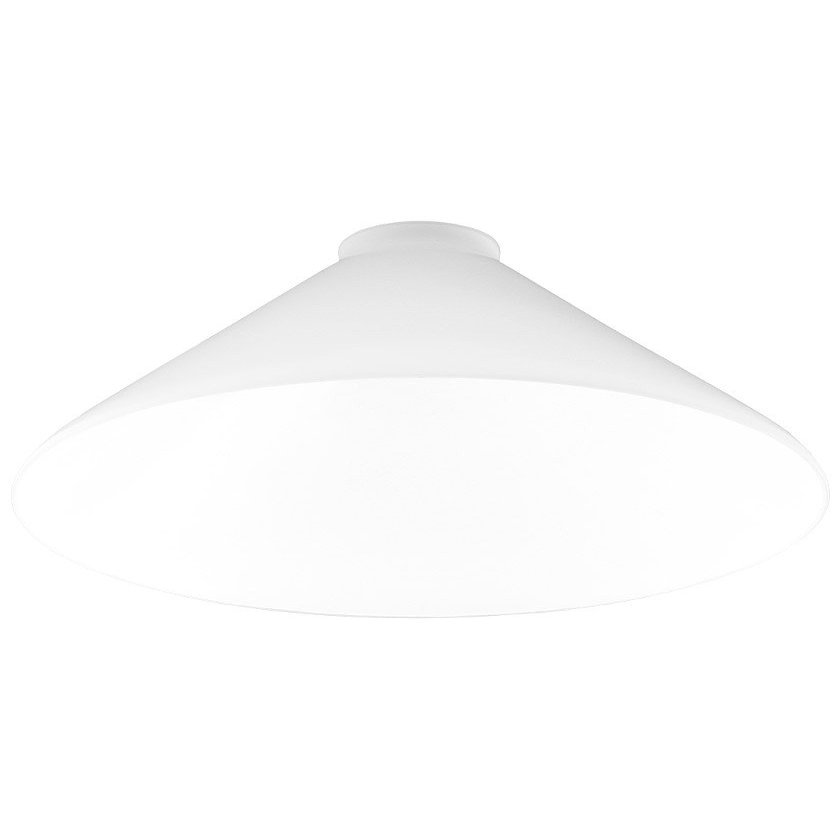 10" Diameter Cased White Cone Shade With 2 1/4" Fitter