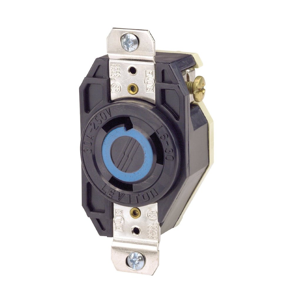 Leviton 065-2620 30A 250V Ind Grade Flush Mount Locking Receptacle Device