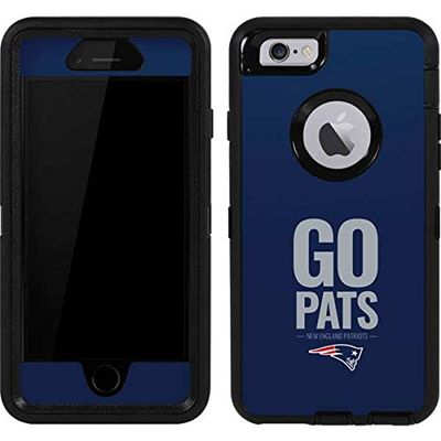 Skinit Decal Skin Compatible with OtterBox Defender iPhone 6 - Officially Licensed NFL New England Patriots Team Motto Design