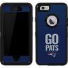 Skinit Decal Skin Compatible with OtterBox Defender iPhone 6 - Officially Licensed NFL New England Patriots Team Motto Design view 1