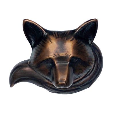 Fox Door Knocker - Oiled Bronze (Standard Size)