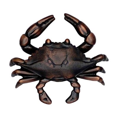 Crab Door Knocker - Oiled Bronze (Standard Size)