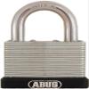 ABUS 45/50 B KA 2-Inch Economy Laminated Steel Keyed Alike Padlock, Silver view 1