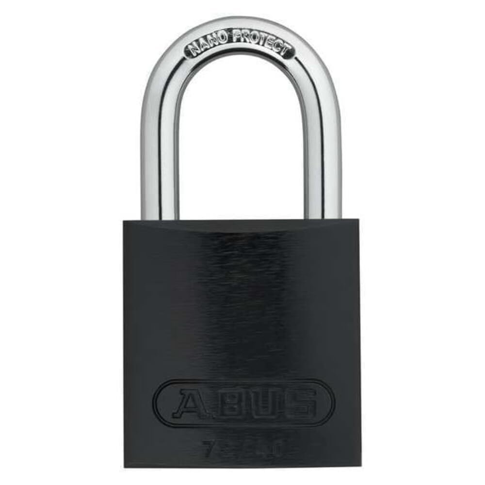 Lockout Padlock, KA, Black, 1/4In. Dia.