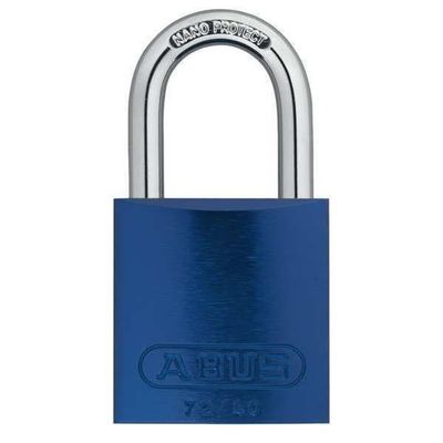 Lockout Padlock, KA, Blue, 1/4 in. Dia.