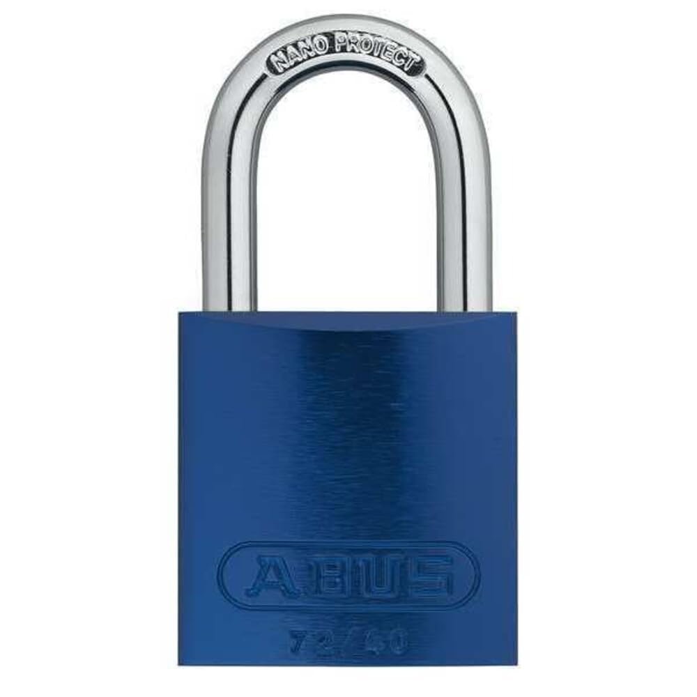 Lockout Padlock, KA, Blue, 1/4 in. Dia.