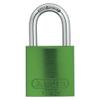 ABUS 72/40 KD Aluminum Safety Padlock Keyed Different Padlock with 1" Shackle, Green view 1