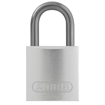 ABUS Silver 72AL/40 KA 1" 72/40 Aluminum Safety Padlock Keyed Alike, 1 Inch Shackle, 1 Count