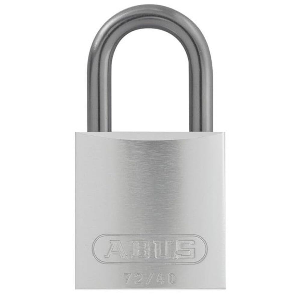 ABUS Silver 72AL/40 KA 1" 72/40 Aluminum Safety Padlock Keyed Alike, 1 Inch Shackle, 1 Count