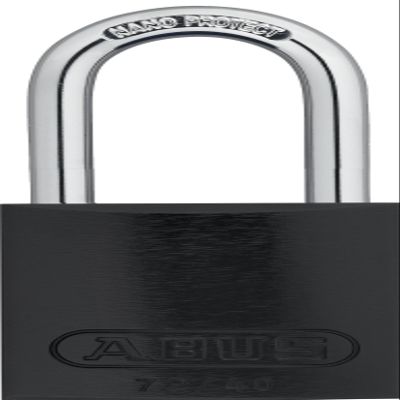 Lockout Padlock, KA, Black, 1/4In. Dia.