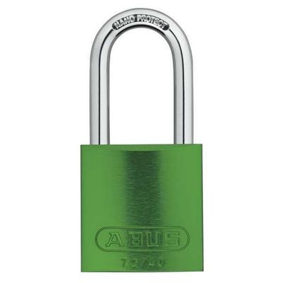 Lockout Padlock, KA, Green, 1/4In. Dia.