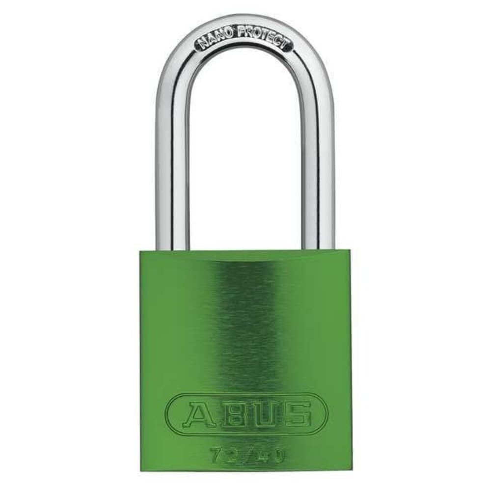 Lockout Padlock, KA, Green, 1/4In. Dia.